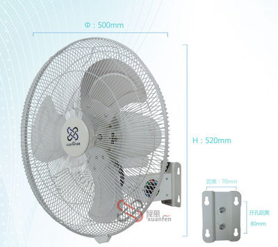 旋風(fēng)FB-45-3 解析一款高效舒適的18寸商用壁扇
